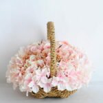 Artificial Flower 27*20*22cm rose hydrangea in basket GS-06919026-P3