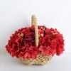 Artificial Flower 27*20*22cm rose hydrangea in basket GS-06919026-R1