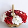 Artificial Flower 27*20*22cm rose hydrangea in basket GS-06919026-R2