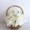 Artificial Flower 27*20*22cm rose hydrangea in basket GS-06919026-W1