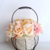 Artificial Flower 20*20*30cm rose hydrangea in basket GS-06919029-C1