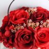 Artificial Flower 20*20*30cm rose hydrangea in basket GS-06919029-R1
