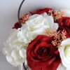 Artificial Flower 20*20*30cm rose hydrangea in basket GS-06919029-R2
