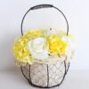 Artificial Flower 20*20*30cm rose hydrangea in basket GS-06919029-Y1 1 Artificial Flower 20*20*30cm rose hydrangea in basket GS-06919029-Y1