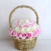 Artificial Flower 22*22*26cm rose in basket GS-06919027-P2