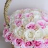 Artificial Flower 22*22*26cm rose in basket GS-06919027-P2