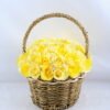 Artificial Flower 22*22*26cm rose in basket GS-06919027-Y1