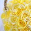 Artificial Flower 22*22*26cm rose in basket GS-06919027-Y1