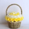 Artificial Flower 22*22*26cm rose in basket GS-06919027-Y2