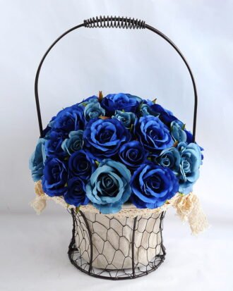 Artificial Flower 25*25*36cm rose in metal frame with flax bag GS-06919025-B1 Potted Flowers&Plants YeahFlower is one of Chinese leading OEM manufacturers and exporters , supplying the silk flowers, wholesale artificial trees Artificial Flower 25*25*36cm rose in metal frame with flax bag GS-06919025-B1