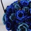Artificial Flower 25*25*36cm rose in metal frame with flax bag GS-06919025-B1 2 Artificial Flower 25*25*36cm rose in metal frame with flax bag GS-06919025-B1