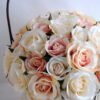 Artificial Flower 25*25*36cm rose in metal frame with flax bag GS-06919025-C1 2 Artificial Flower 25*25*36cm rose in metal frame with flax bag GS-06919025-C1
