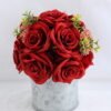 Artificial Flower 20*20*22CM rose in tin pot GS-06919016+P-R1