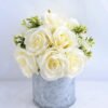Artificial Flower 20*20*22CM rose in tin pot GS-06919016+P-W1