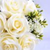 Artificial Flower 20*20*22CM rose in tin pot GS-06919016+P-W1