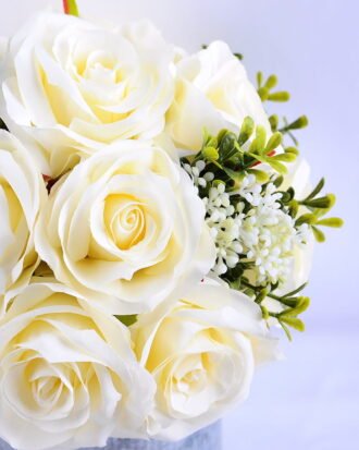 Artificial Flower 20*20*22CM rose in tin pot GS-06919016+P-W1 Potted Flowers&Plants YeahFlower is one of Chinese leading OEM manufacturers and exporters , supplying the silk flowers, wholesale artificial trees Artificial Flower 20*20*22CM rose in tin pot GS-06919016+P-W1