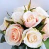 Artificial Flower 15*15*15cm rose in tin pot GS-06919021+P-P1