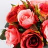 Artificial Flower 15*15*15cm rose in tin pot GS-06919021+P-R1