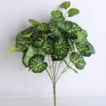 Artificial Plant Figure Begonia Leaves Bush*7/LVS50 GS-29819014