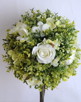 Artificial Tree TOPIARY BALL WITH ROSE IN PAPER POT GS-0690530A-W1 Potted Flowers&Plants YeahFlower is one of Chinese leading OEM manufacturers and exporters , supplying the silk flowers, wholesale artificial trees Artificial Tree TOPIARY BALL WITH ROSE IN PAPER POT GS-0690530A-W1