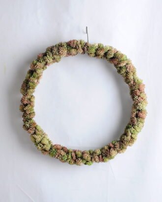 Artificial succulent D:28CM Flower ring GS-54019038-G1 WREATH YeahFlower is one of Chinese leading OEM manufacturers and exporters , supplying the silk flowers, wholesale artificial trees Artificial succulent D:28CM Flower ring GS-54019038-G1