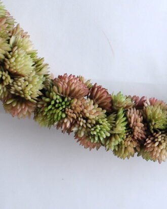 Artificial succulent D:28CM Flower ring GS-54019038-G1 WREATH YeahFlower is one of Chinese leading OEM manufacturers and exporters , supplying the silk flowers, wholesale artificial trees Artificial succulent D:28CM Flower ring GS-54019038-G1