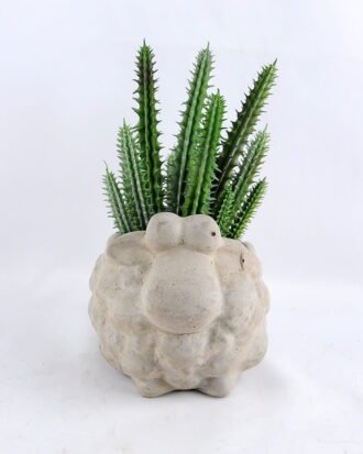 Artificial succulent 11*8.5*16CM Succulent in cement pot GS-30319012+P