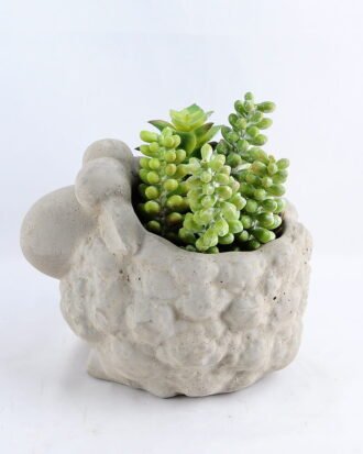 Artificial succulent 14*11.5*14CM Succulent in cement pot GS-30319015+P