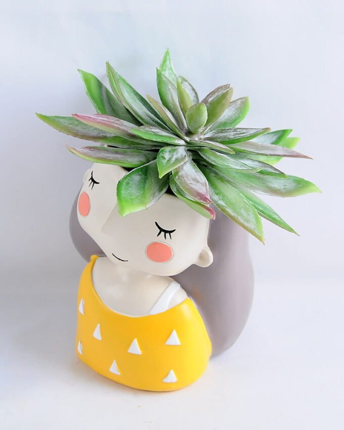 Artificial succulent 11*12.5CM Succulent in ceramic pot GS-30319032+P