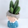 Artificial succulent 8*16.5CM Succulent in ceramic pot GS-30319037+P