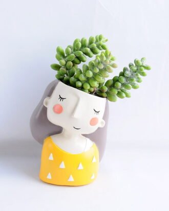 Artificial succulent 9*17CM Succulent in ceramic pot GS-30319039+P