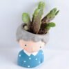 Artificial succulent 8*17CM Succulent in ceramic pot GS-30319046+P