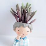 Artificial succulent 9*17CM Succulent in ceramic pot GS-30319047+P