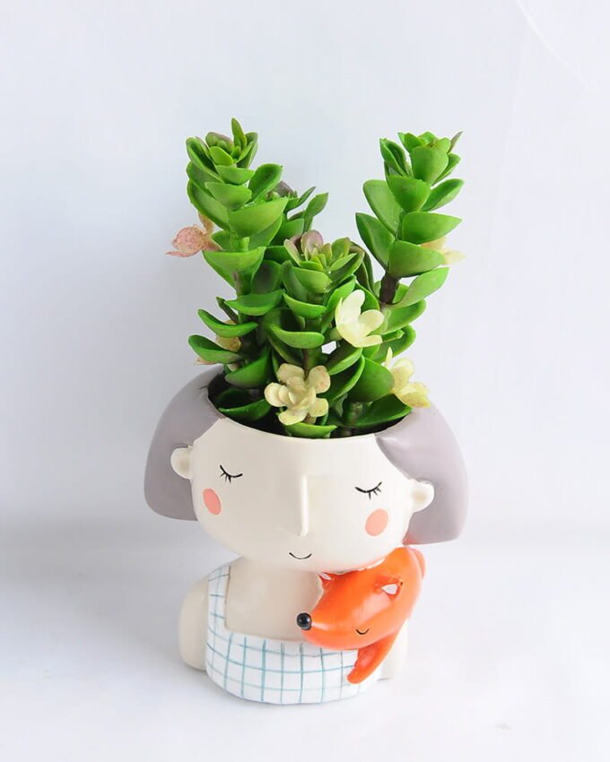 Artificial succulent 9*16CM Succulent in ceramic pot GS-30319048+P