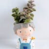 Artificial succulent 8*17CM Succulent in ceramic pot GS-30319053+P