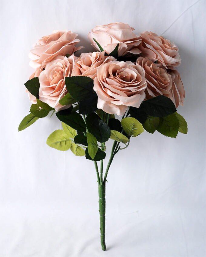 Artificial Flower 22*27CM Camellia Rose Bush*9 GS-26219072-K1