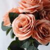Artificial Flower 22*27CM Camellia Rose Bush*9 GS-26219072-O1