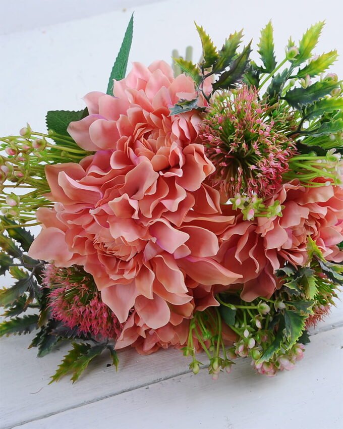 Artificial Flower 20*19*30CM Dahlia Bush*10 GS-128J19019-P2