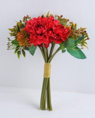 Artificial Flower 20*19*30CM Dahlia Bush*10 GS-128J19019-R1