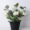 Artificial Flower 28*30*34CM Daisy&Eucalyptus In Plastic Pot GS-52719089