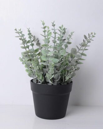 Artificial Flower 29*30*36CM Eucalyptus In Plastic Pot GS-52719090