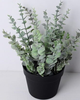 Artificial Flower 29*30*36CM Eucalyptus In Plastic Pot GS-52719090