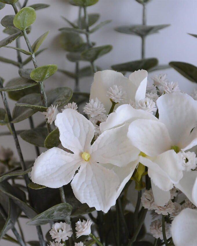Artificial Flower 22*29CM Eucalyptus&Babysbreath&Hydrange Bush GS-14519029