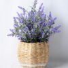 Artificial Flower 26*26*35cm Lavender in basket GS-03319302