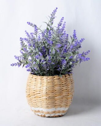 Artificial Flower 26*26*35cm Lavender in basket GS-03319302