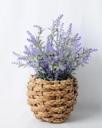Artificial Flower 26*26*35cm Lavender in basket GS-03319302