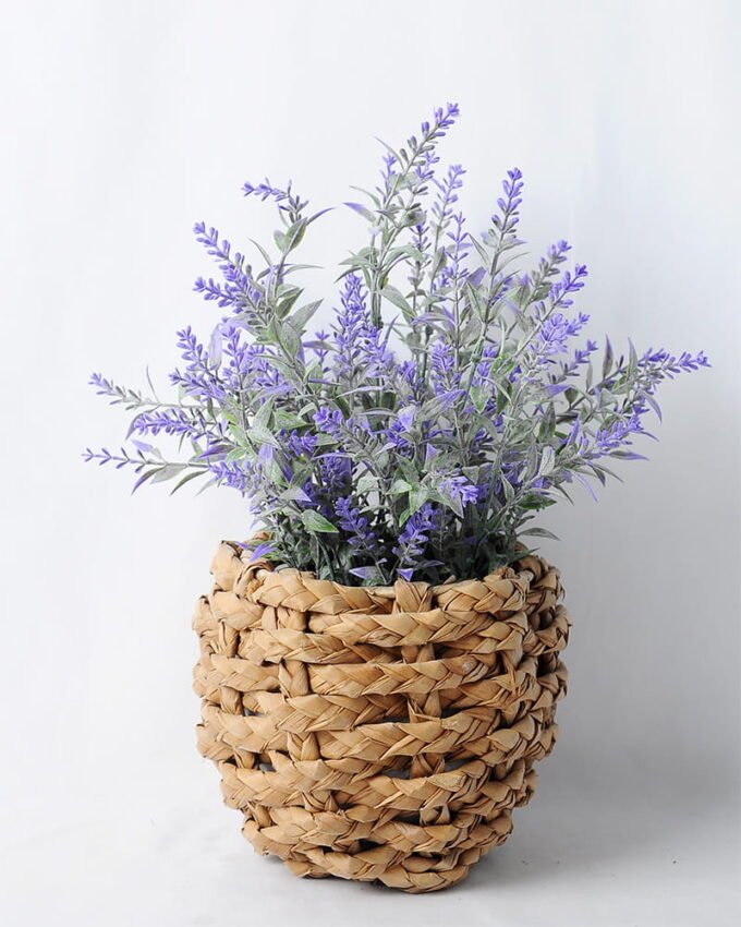 Artificial Flower 26*26*35cm Lavender in basket GS-03319302