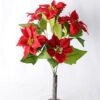 Artificial Flower 20*22*39cm Poinsettia Bush*7 GS-37319088