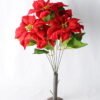 Artificial Flower 20*22*39cm Poinsettia Bush*7 GS-37319088