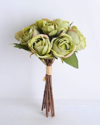 Artificial Flower ROSE BUSH*11 GS-1450076-G1